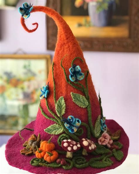 Tips for incorporating plants into your witch hat without damaging them
